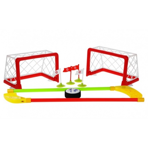 SZALONA GRA UNIHOKEJ - LATAJĄCY KRĄŻEK + BRAMKI 789-11D